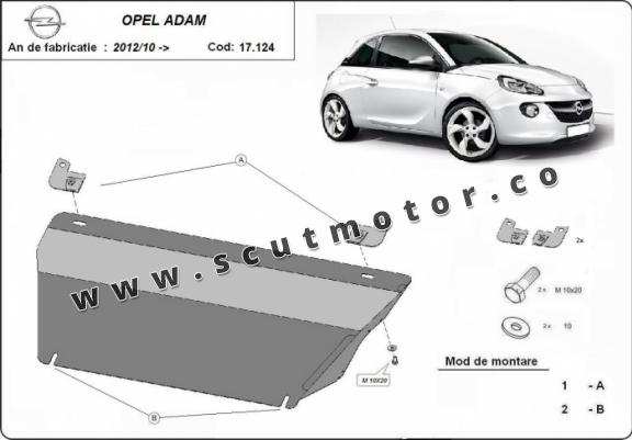 Scut motor Opel Adam