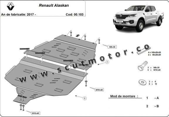 Scut cutie de viteză Renault Alaskan