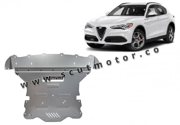 Scut motor din aluminiu Alfa Romeo Stelvio