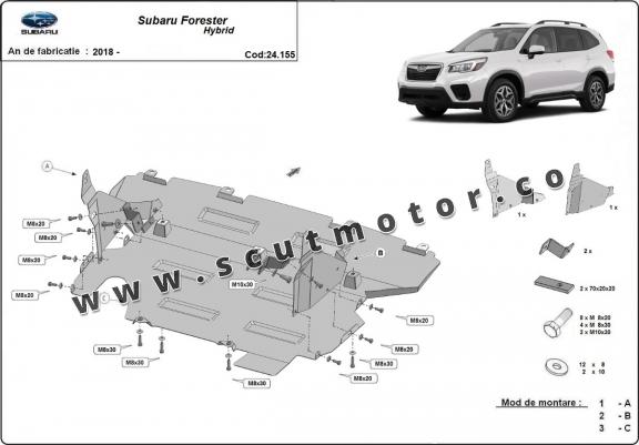 Scut motor Subaru Forester Hybrid
