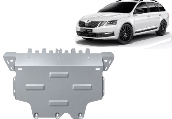 Scut motor din aluminiu Skoda Octavia 3