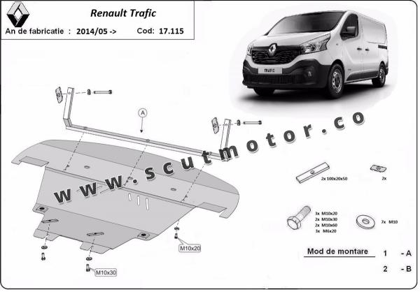 Scut Motor Renault Trafic dupa 2014 1