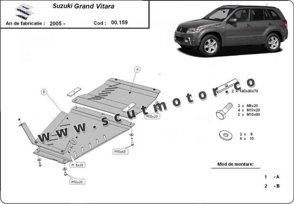 Scut cutie de viteză și diferential Suzuki Grand Vitara 2 1