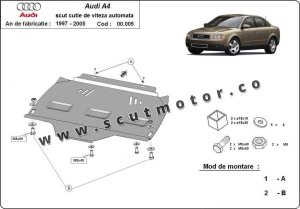 Scut cutie de viteză automată Audi A4 B6 1