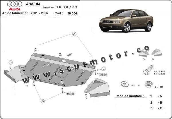 Scut motor Audi A4 B6 4