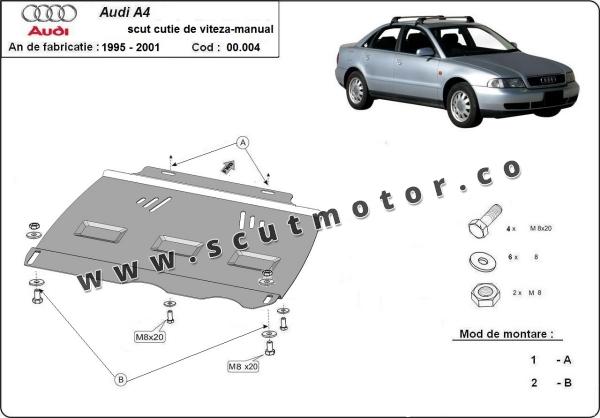 Scut cutie de viteză manuală  Audi A4 B5 1