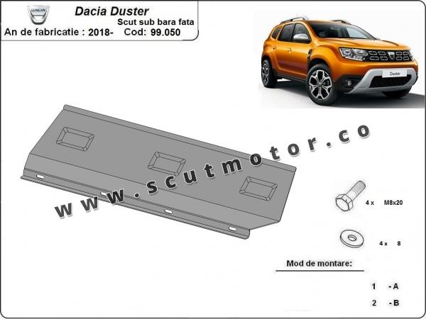 Scut bară față Dacia Duster 1