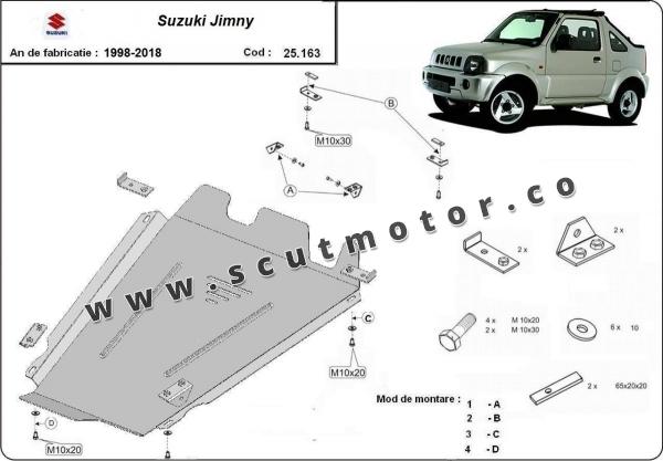 Scut cutie de viteză Suzuki Jimny 1