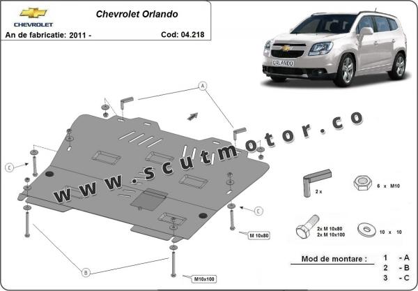 Scut motor Chevrolet Orlando 1