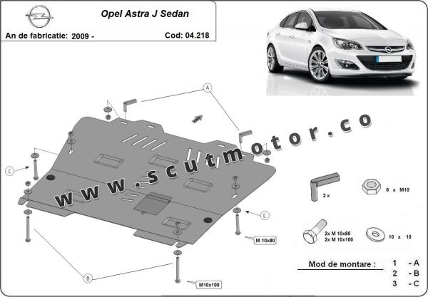 Scut motor Opel Astra J Sedan 1