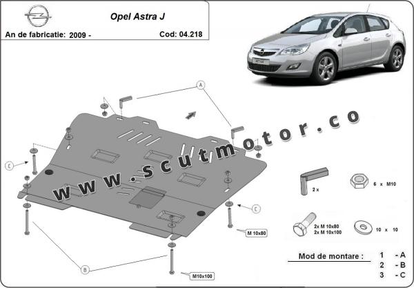 Scut motor Opel Astra J 1