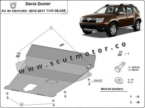 Scut motor Dacia Duster - 2,5 mm 1
