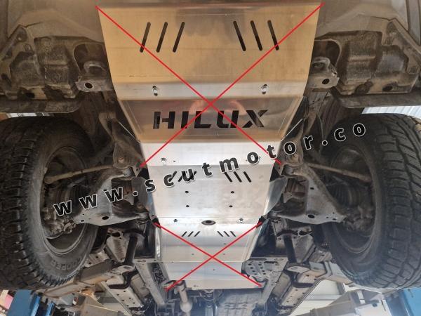 Scut motor din aluminiu Toyota Hilux Revo 11