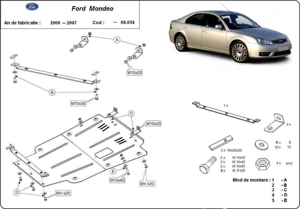 Scut motor Ford Mondeo 3 