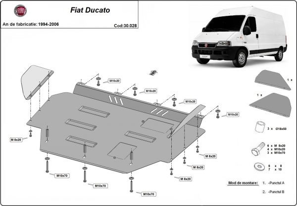 Scut motor Fiat Ducato 