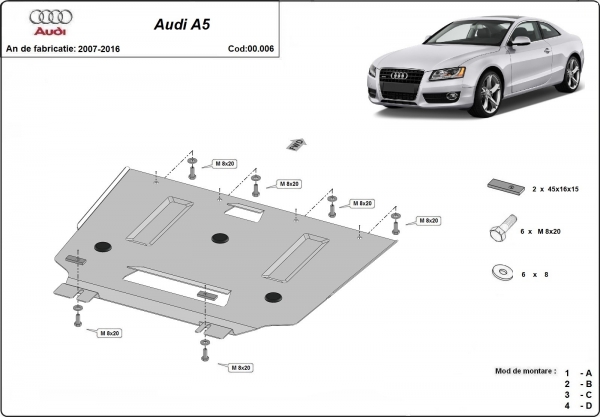 Scut cutie de viteză Audi A5 
