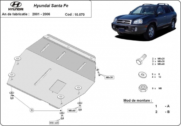 Scut motor Hyundai Santa Fe 