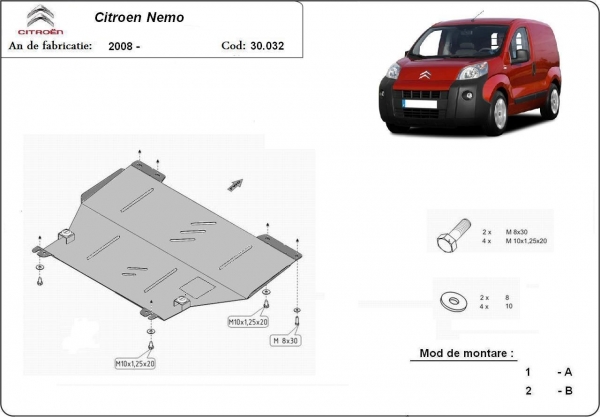 Scut motor Citroen Nemo 