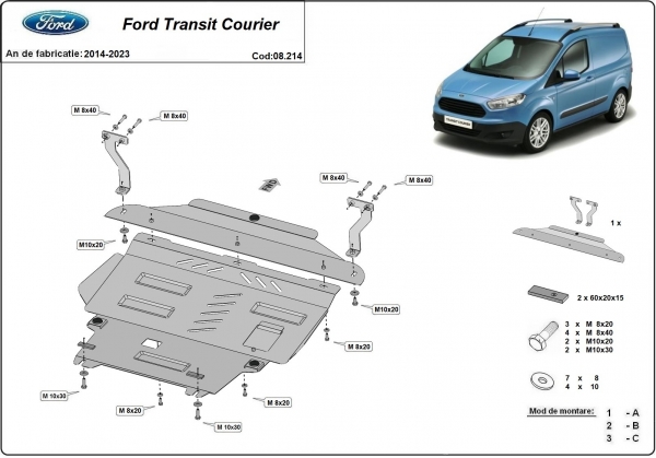 Scut motor Ford Transit Courier 