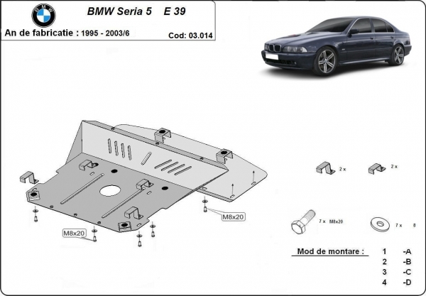 Scut motor BMW Seria5 E39 