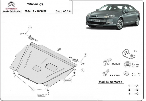 Scut motor Citroen C5 