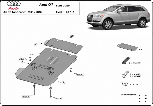 Scut cutie de viteză Audi Q7 3