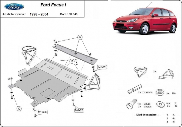 Scut motor Ford Focus 1 