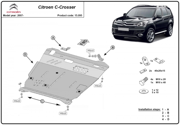 Scut motor Citroen C - Crosser 3