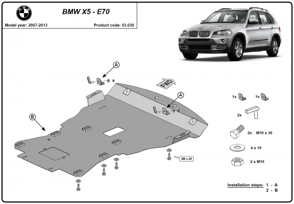 Scut motor BMW X5 3