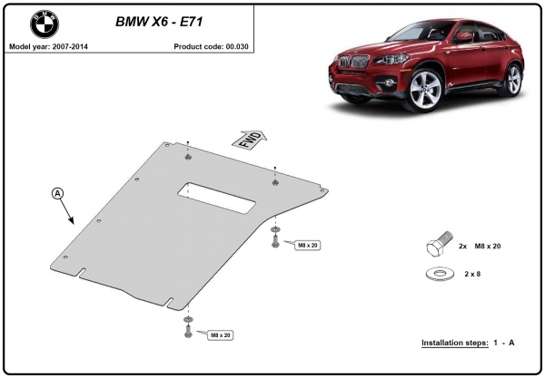 Scut cutie de viteză BMW X6 3