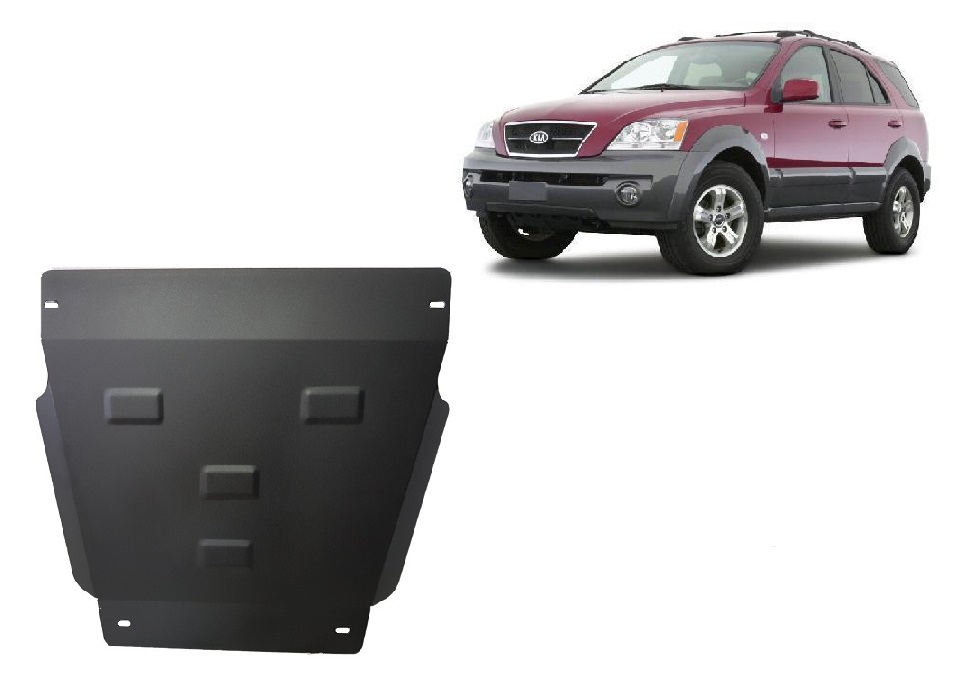 Ocelový kryt převodovky pro Kia Sorento 2001 - 2006, všechny motory
