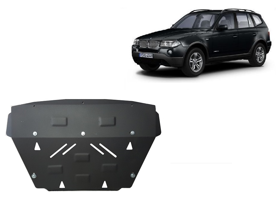 Ocelový kryt chladiče pro BMW X3 E83 2003 - 2010, E83