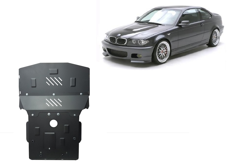 Ocelový kryt olejové vany pro BMW Seria 3 E46 - benzín 1998 - 2004, Not compatible with XDrive models