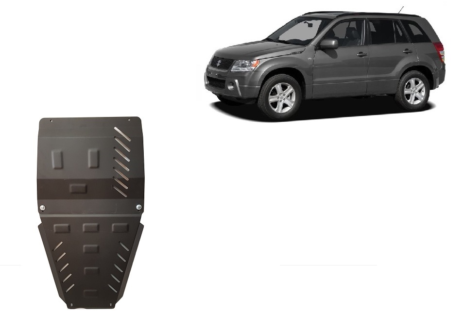 Ocelový kryt převodovky a rozdělovací převodovky pro Suzuki Grand Vitara 2 2005 - 2019, všechny motory