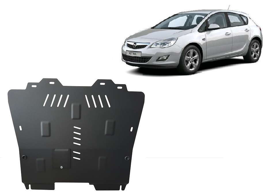Ocelový kryt olejové vany pro Vauxhall Astra J 2009 - 2015, všechny motory