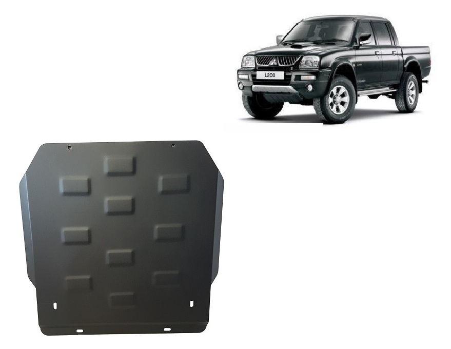 Ocelová převodovka a diferenciál pro Mitsubishi L 200 1998 - 2007, všechny motory