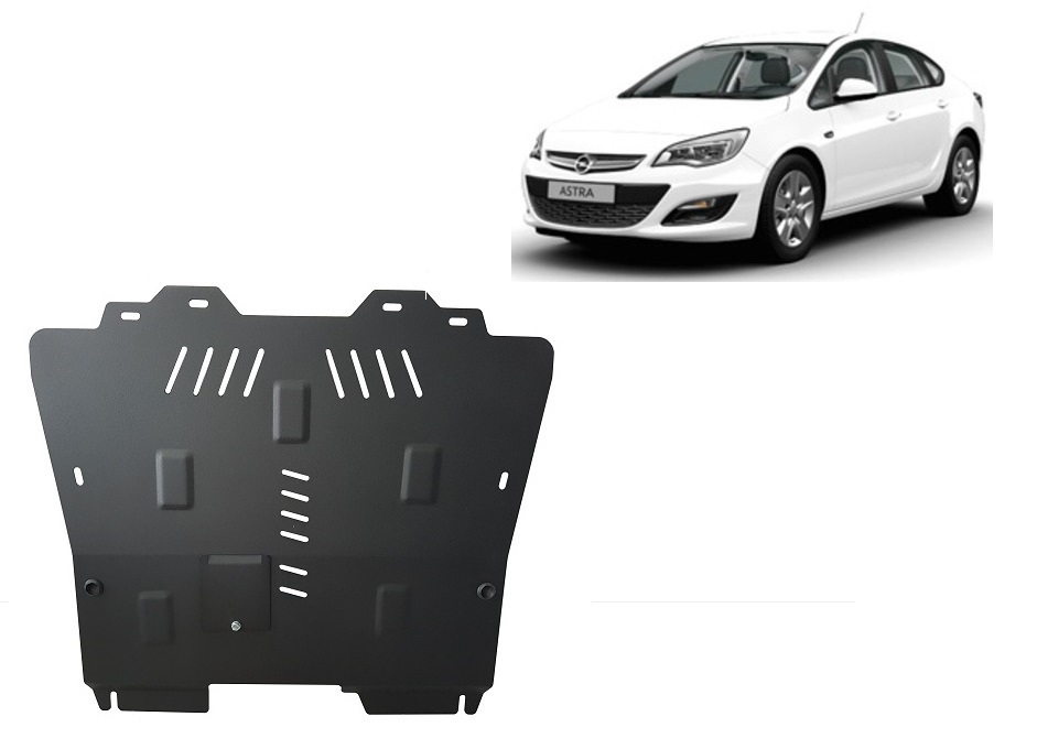 Ocelový kryt olejové vany pro Vauxhall Astra J Sedan 2013 - 2018, všechny motory