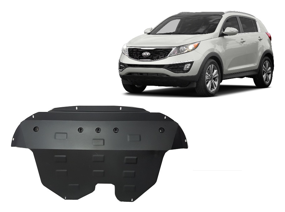 Ocelový kryt olejové vany pro Kia Sportage 2011 - 2015, 1.5, 1.6, 2.0 CRDi