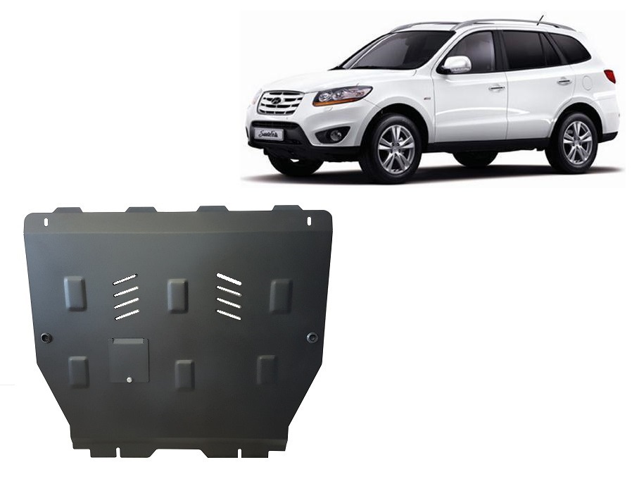 Ocelový kryt olejové vany pro Hyundai Santa Fe 2006 - 2011, všechny motory