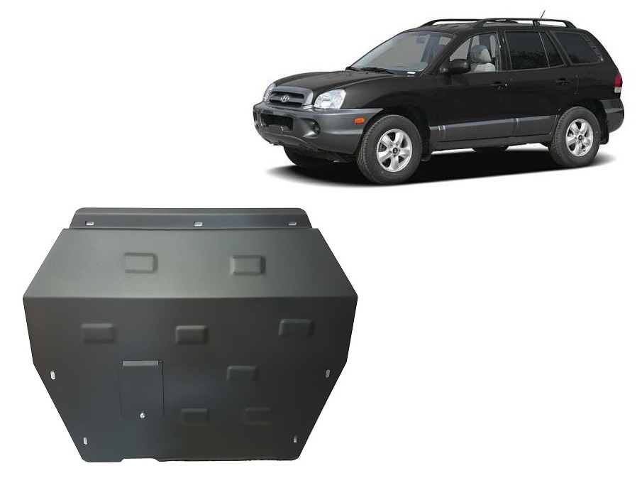 Ocelový kryt olejové vany pro Hyundai Santa Fe 2001 - 2006, všechny motory