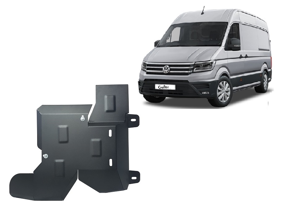 Ocelový kryt nádrže AdBlue pro Volkswagen Crafter / 18 l 2017 - 2026, všechny motory