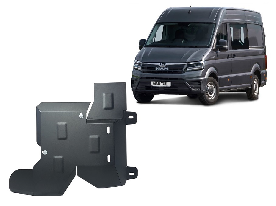 Ocelový kryt nádrže AdBlue pro Man TGE / 18 L 2017 - 2020, všechny motory