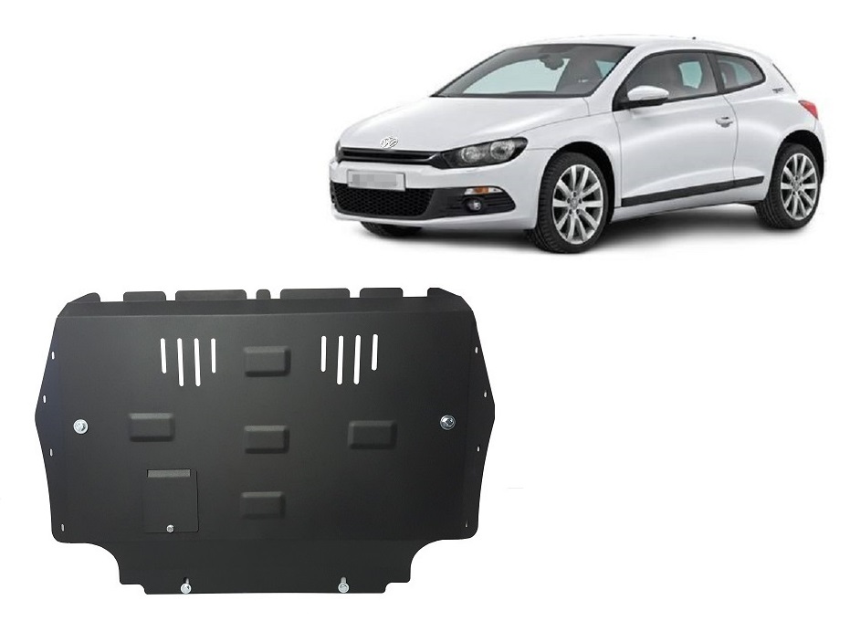 Ocelový kryt olejové vany pro Volkswagen Scirocco 2008 - 2017, 1.2,2.0TSI, 2.0TDI