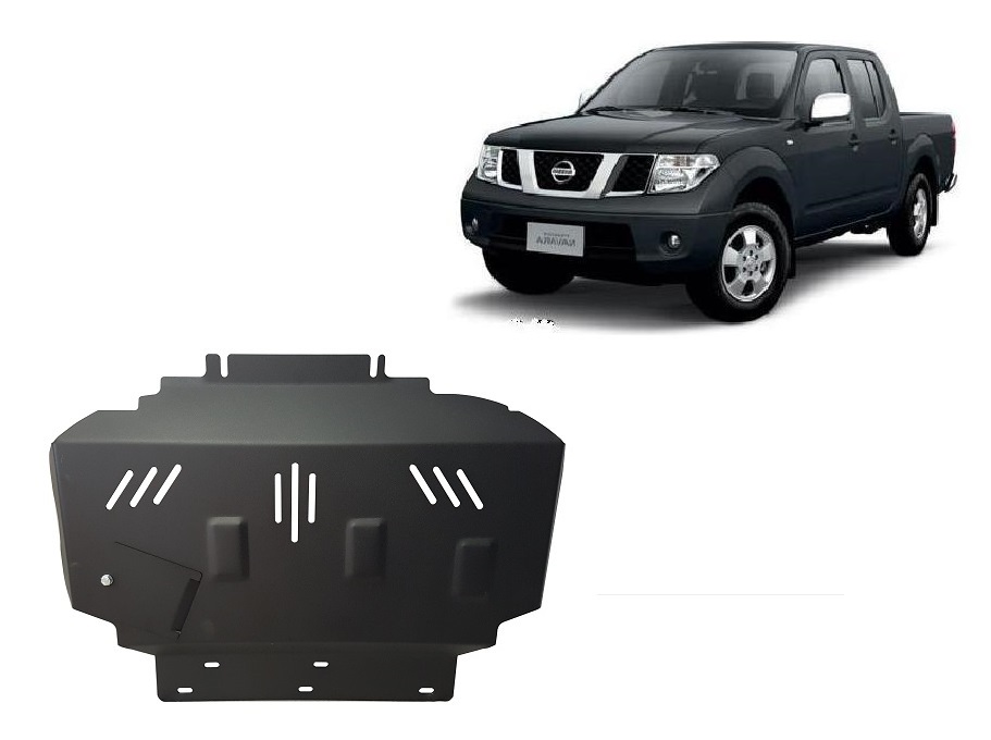Ocelový kryt olejové vany pro Nissan Navara D40 2005 - 2015, všechny motory