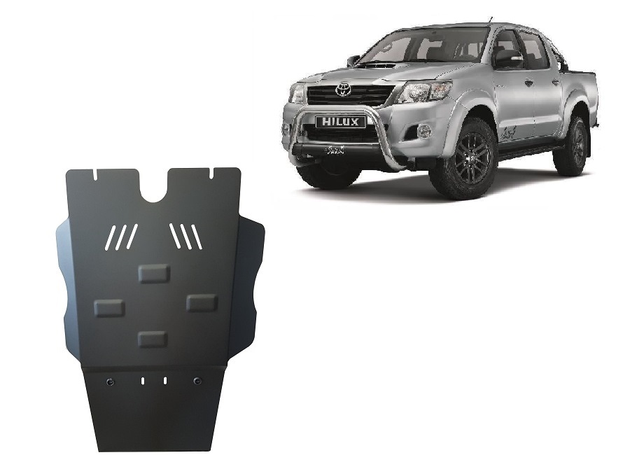 Ocelový kryt převodovky a filtru pevných částic pro Toyota Hilux 2004 - 2015, všechny motory