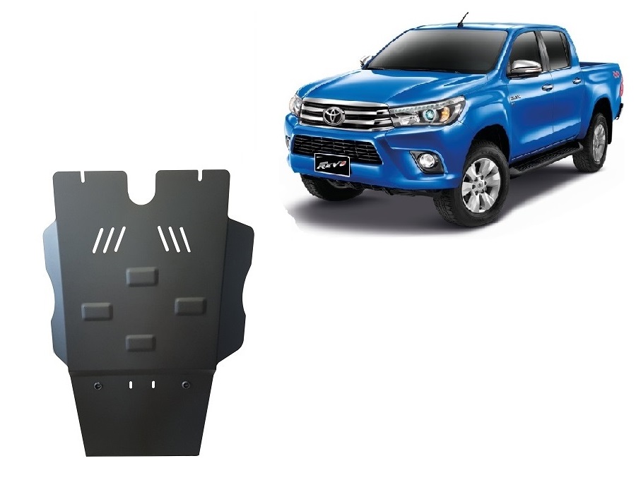 Ocelový kryt převodovky pro Toyota Hilux Revo 2016 - 2026, všechny motory