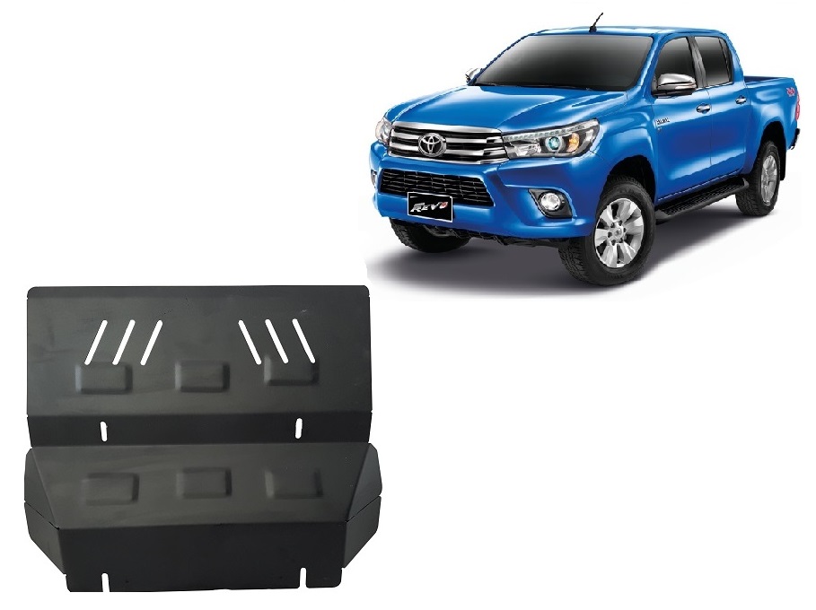 Ocelový kryt chladiče pro Toyota Hilux Revo 2016 - 2026, všechny motory