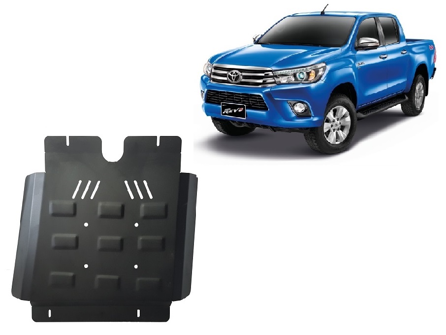 Ocelový kryt převodovky pro Toyota Hilux Revo 2016 - 2026, všechny motory