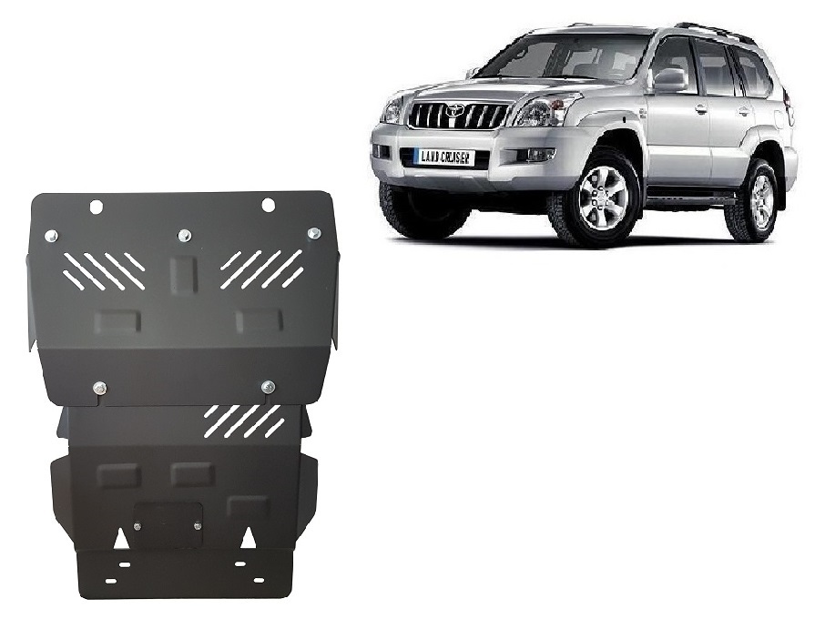 Ocelový kryt olejové vany pro Toyota Land Cruiser J120 2002 - 2009, 3.0,4.2 D