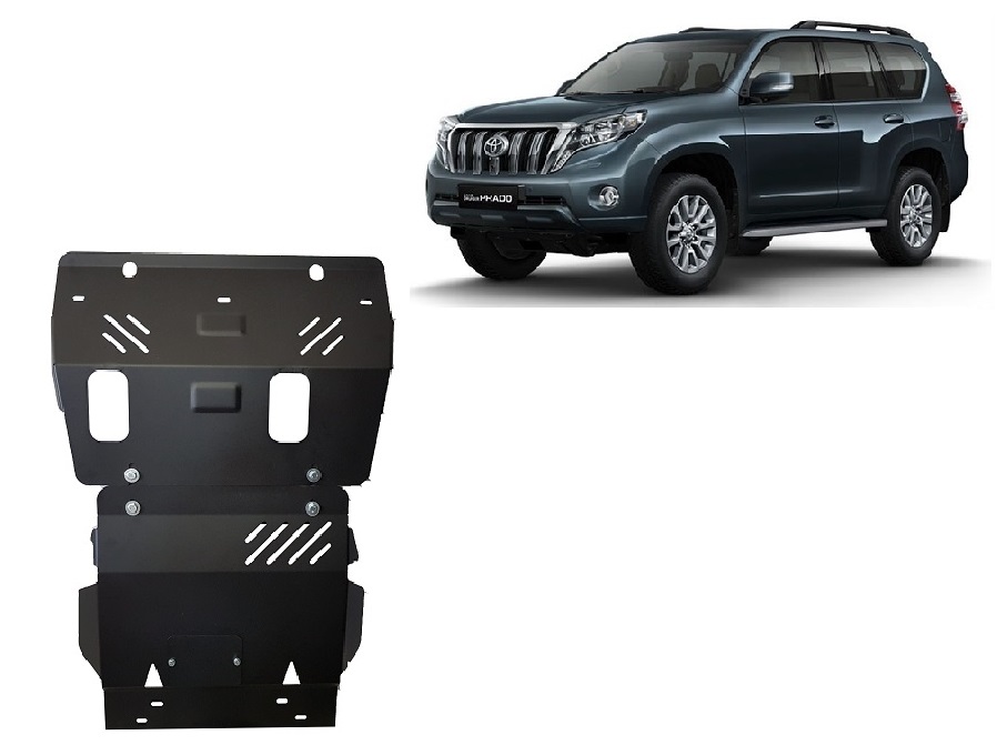 Ocelový kryt olejové vany pro Toyota Land Cruiser 150 2009 - 2023, všechny motory